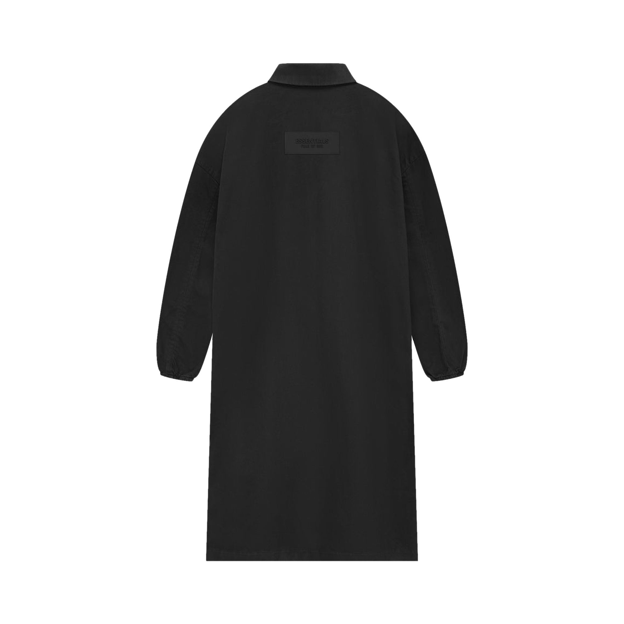 Fear of God Essentials Denim Car Coat 'Jet Black' - 2