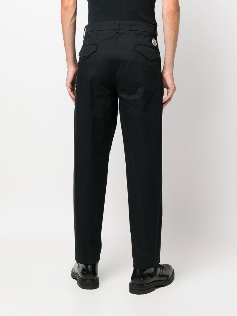 straight-leg cut trousers - 4