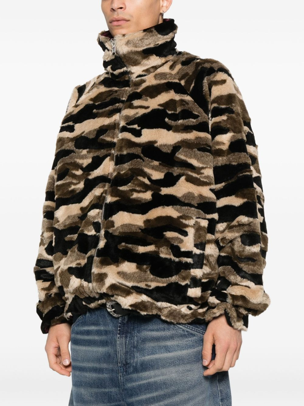 camouflage-print jacket - 3