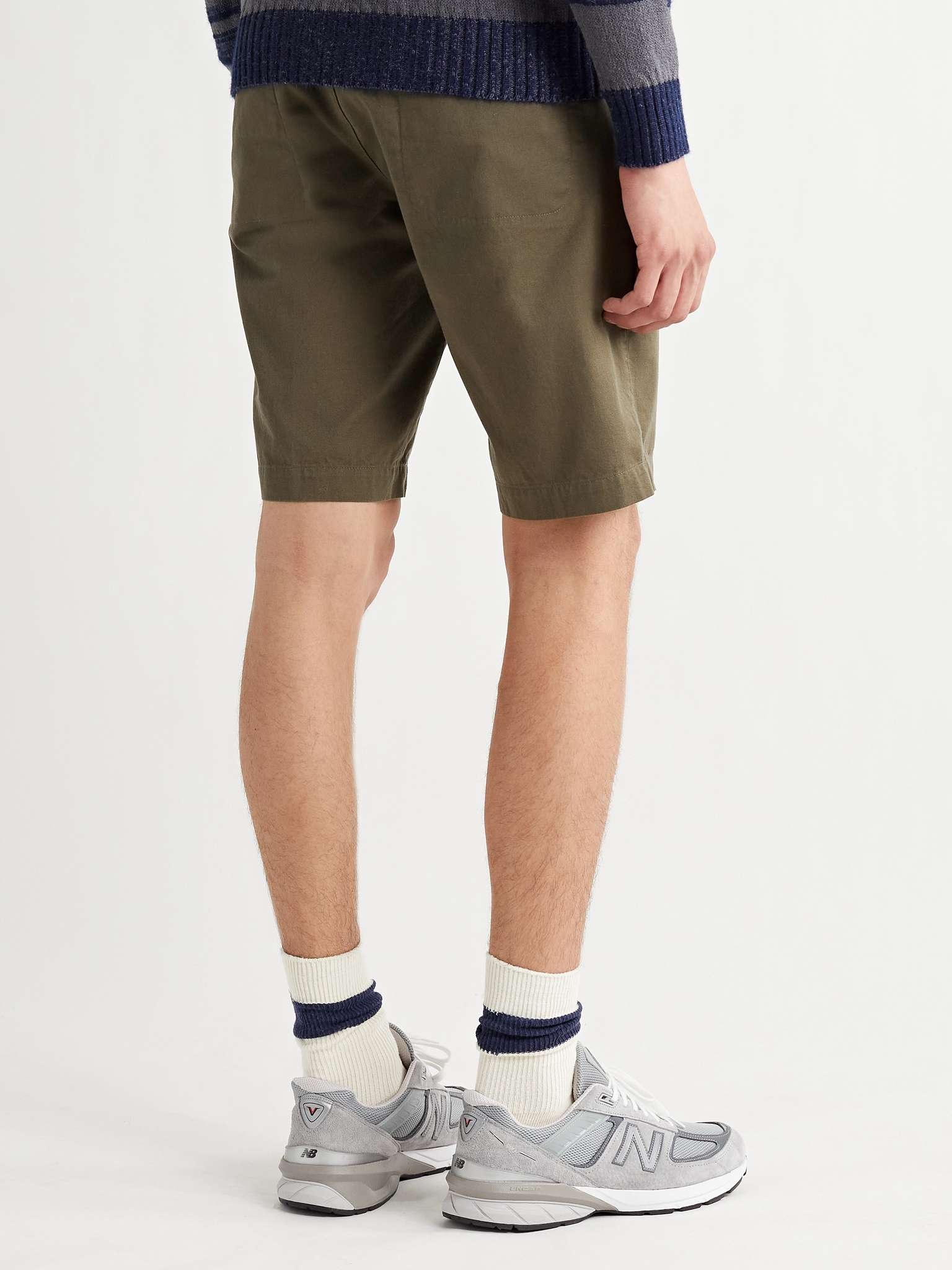 Cotton-Gabardine Bermuda Shorts - 4