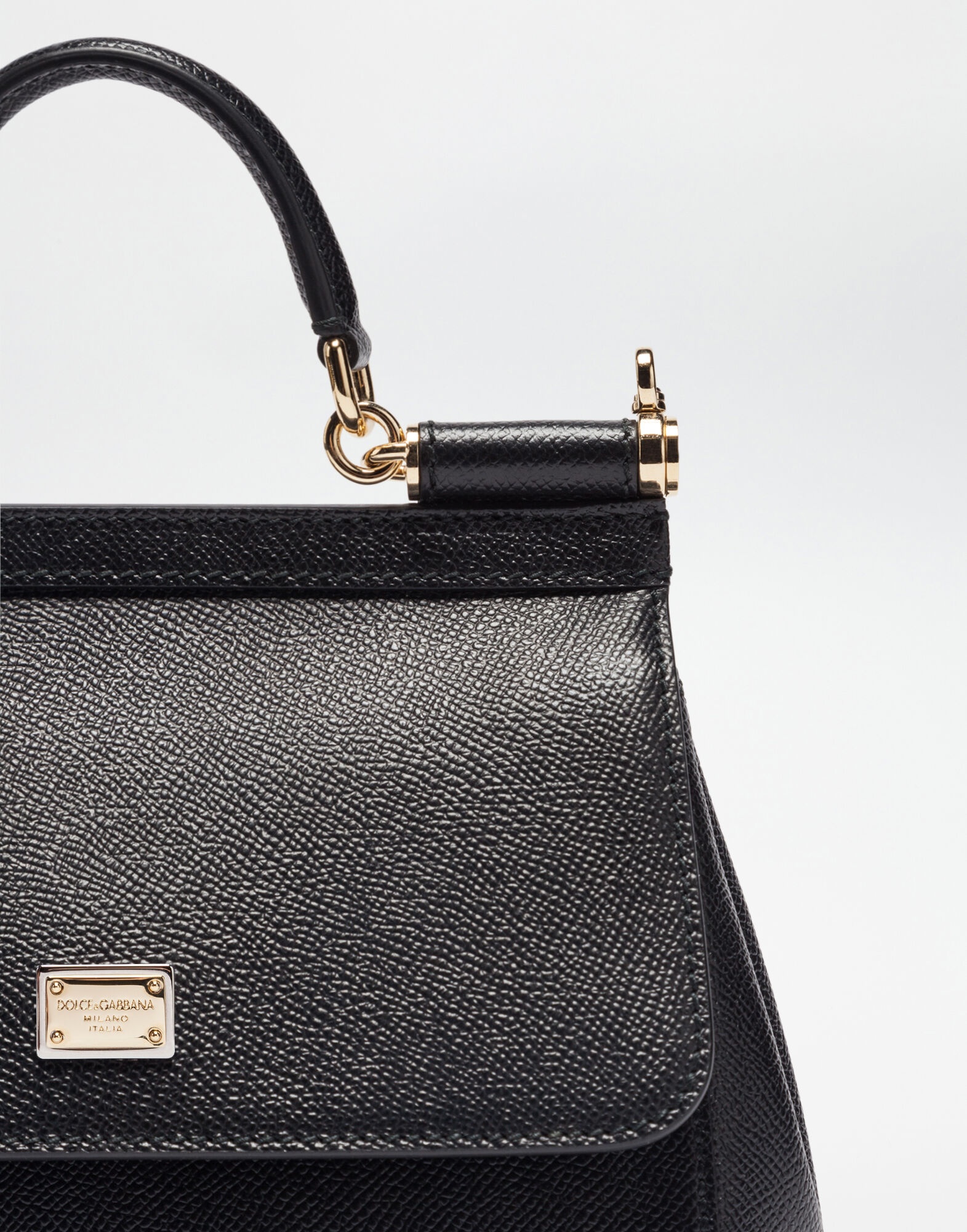 Small dauphine leather Sicily bag - 4