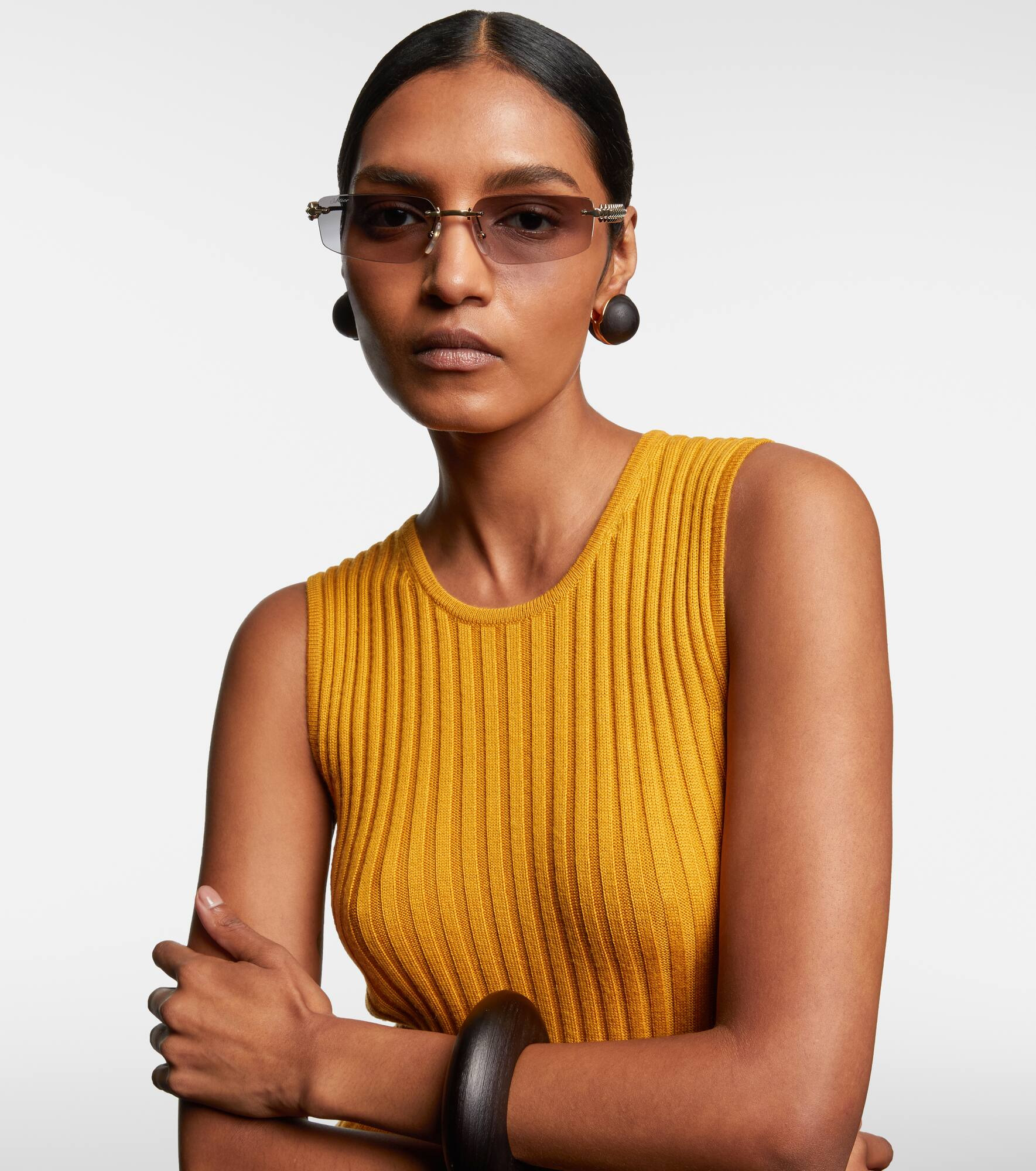 Clash De Cartier rectangular sunglasses - 3
