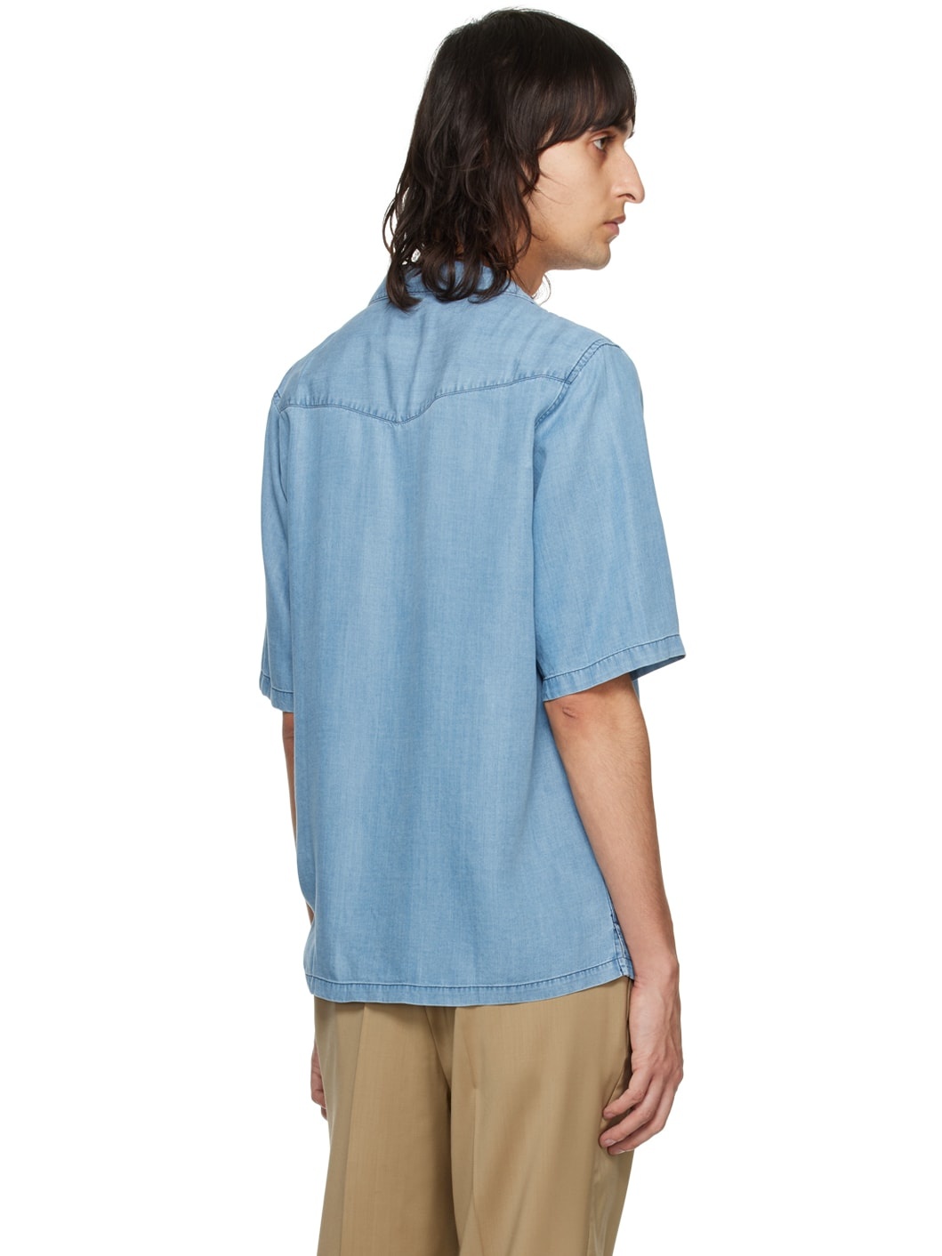 Blue Eren Denim Shirt - 3