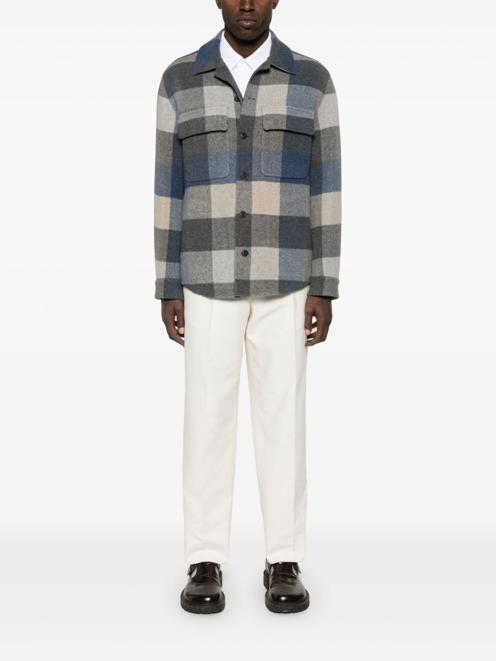 flannel trousers - 2