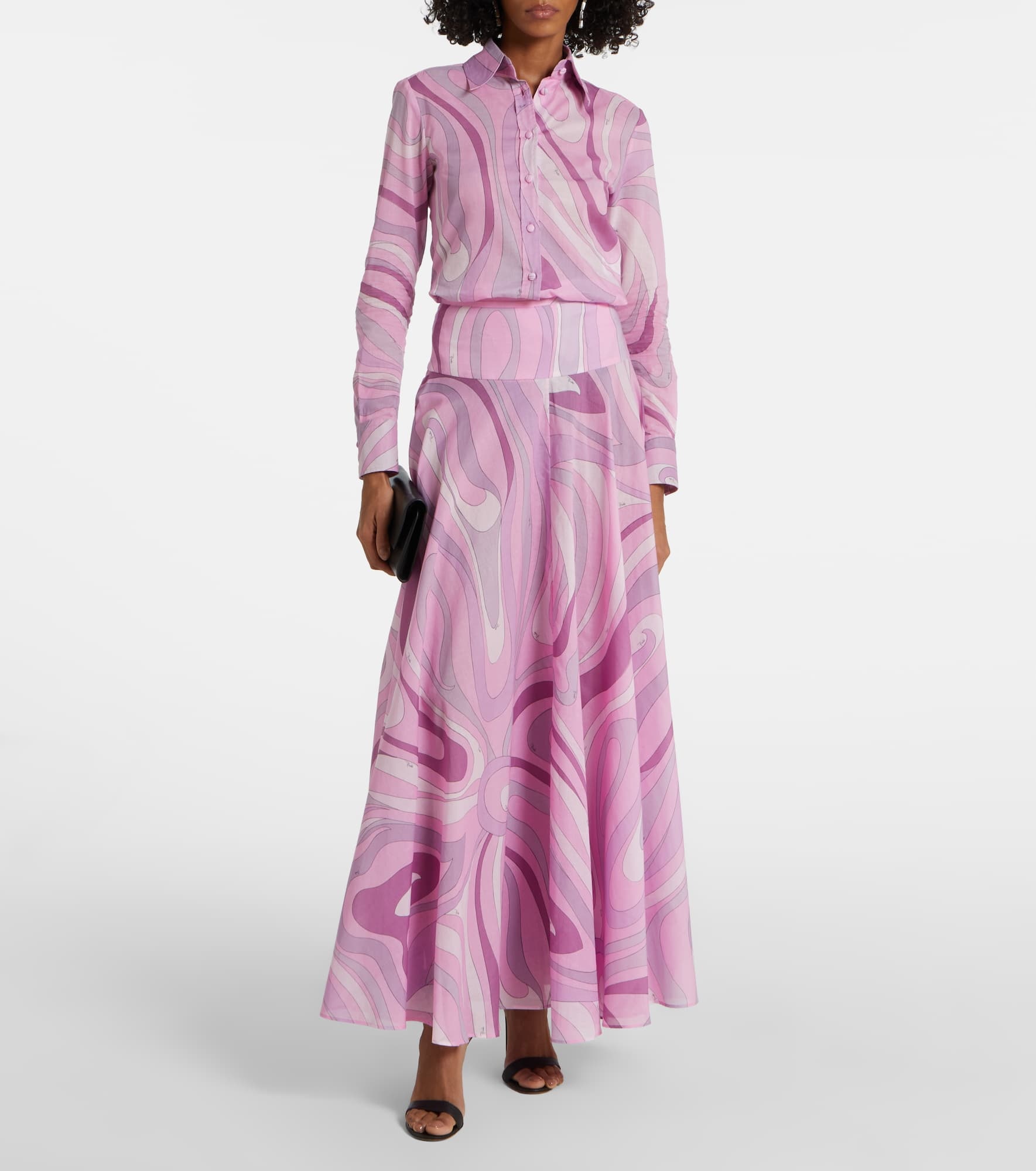 Orchidee cotton muslin shirt - 2