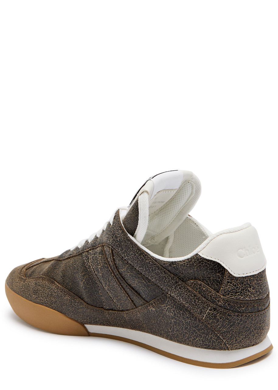 Chloe Kick Panelled Leather Sneakers - 2
