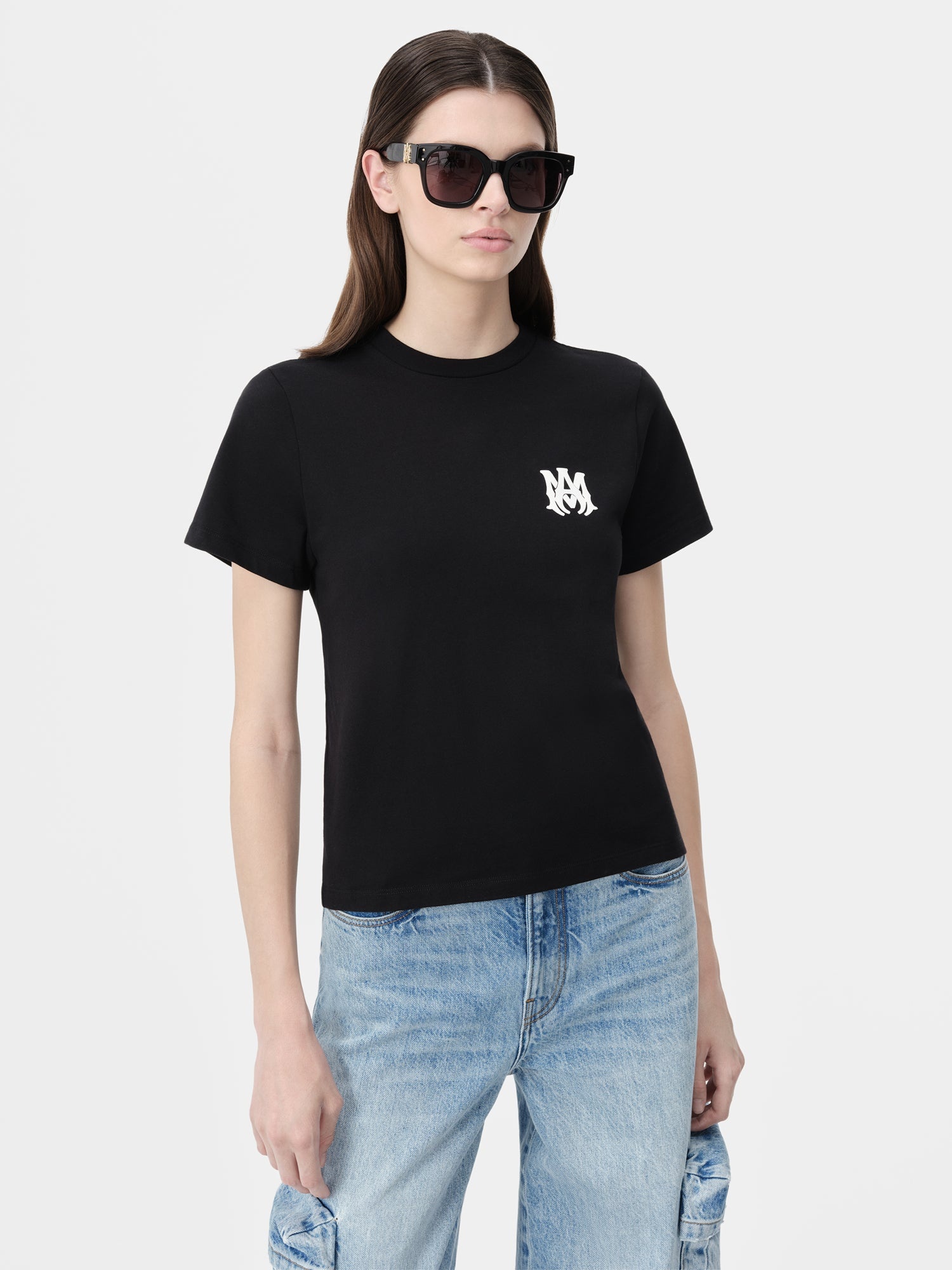 【AMIRI】WOMEN MA CORE LOGO TEE Tシャツ AMJYTE1013-001 AMIRI WOMEN'S MA CORE LOGO TEE | REVERSIBLE