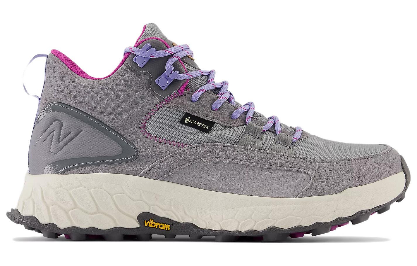 (WMNS) New Balance Fresh Foam X Hierro Mid Gore-Tex Shoes 'Grey Purple' WTHIMCWE - 2