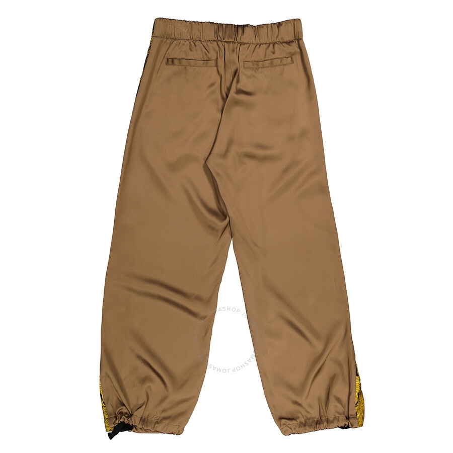 Versace Men's Black And Gold Barocco Print Track Pants - 2