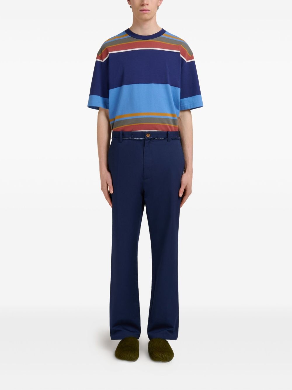tailored straight-leg trousers - 2