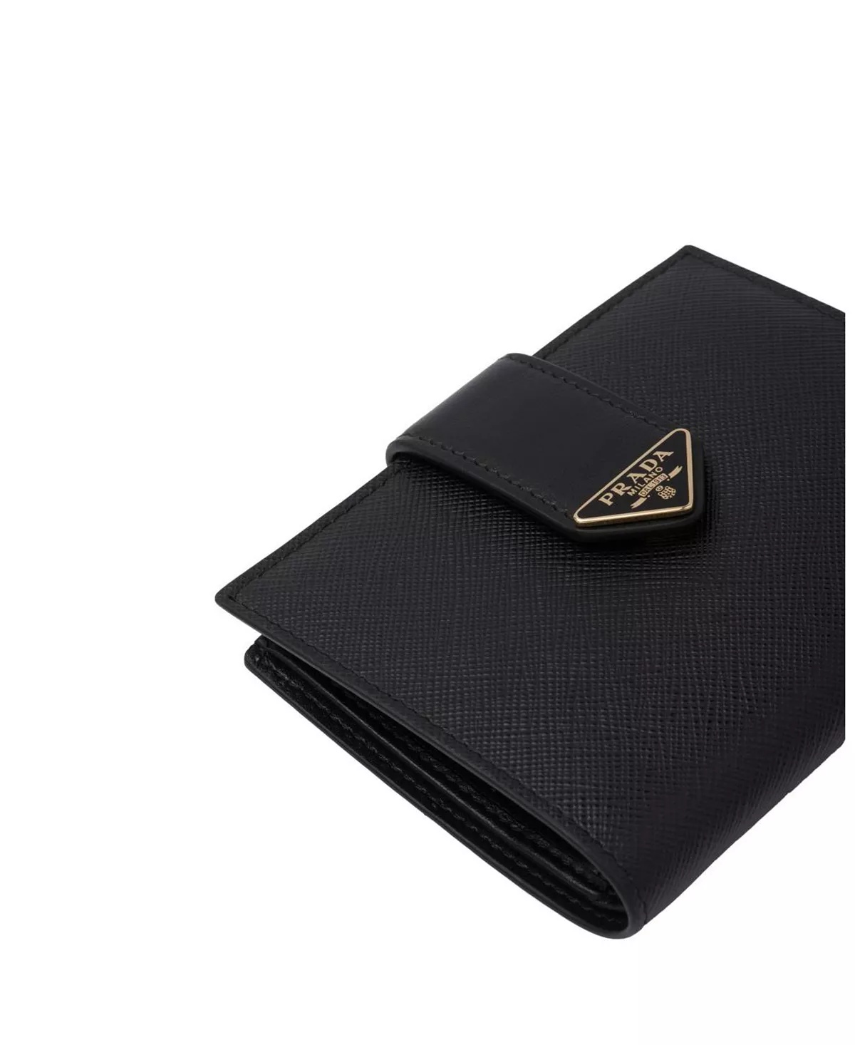 Small Saffiano and Smooth Leather Wallet - 5