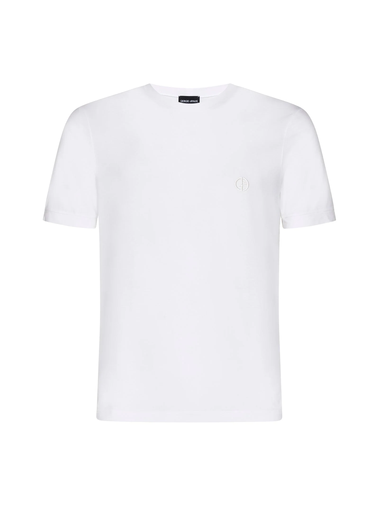 Icon crew neck T-shirt in stretch viscose jersey - 1
