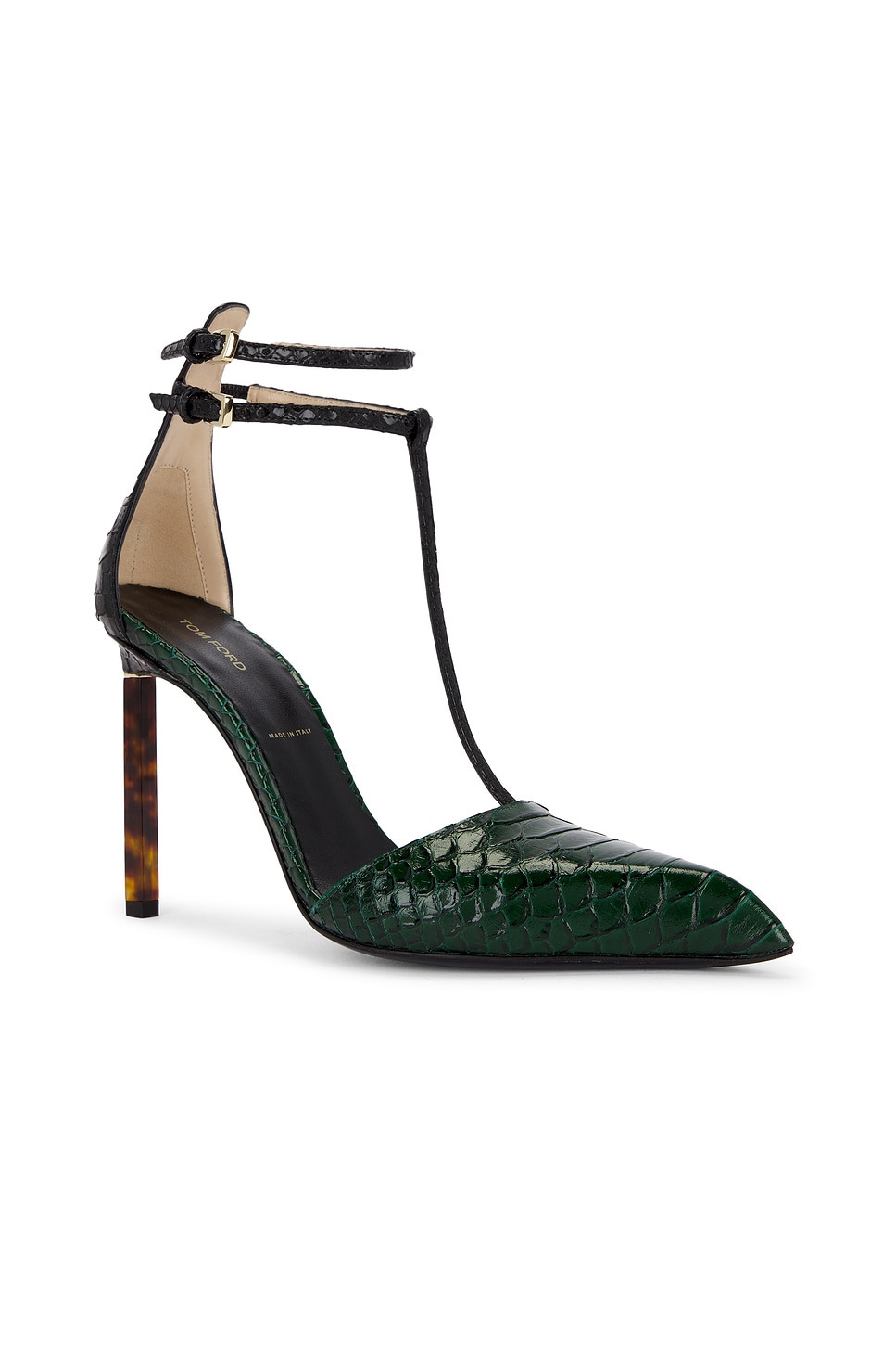 Printed Python T Strap 105 Pump - 2