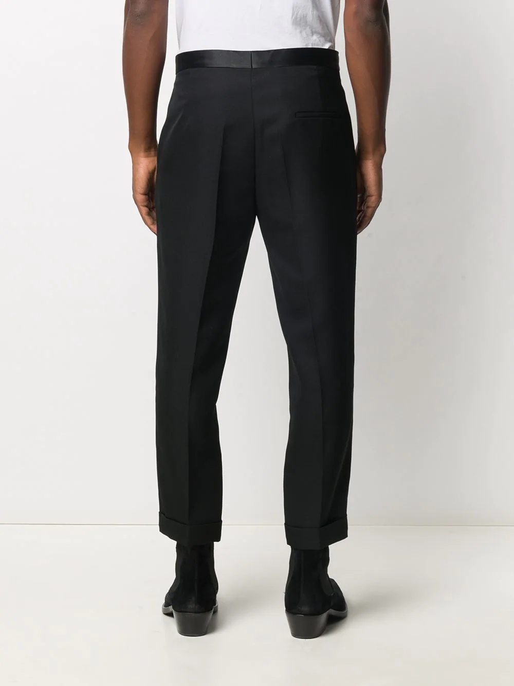 cropped tuxedo trousers - 4