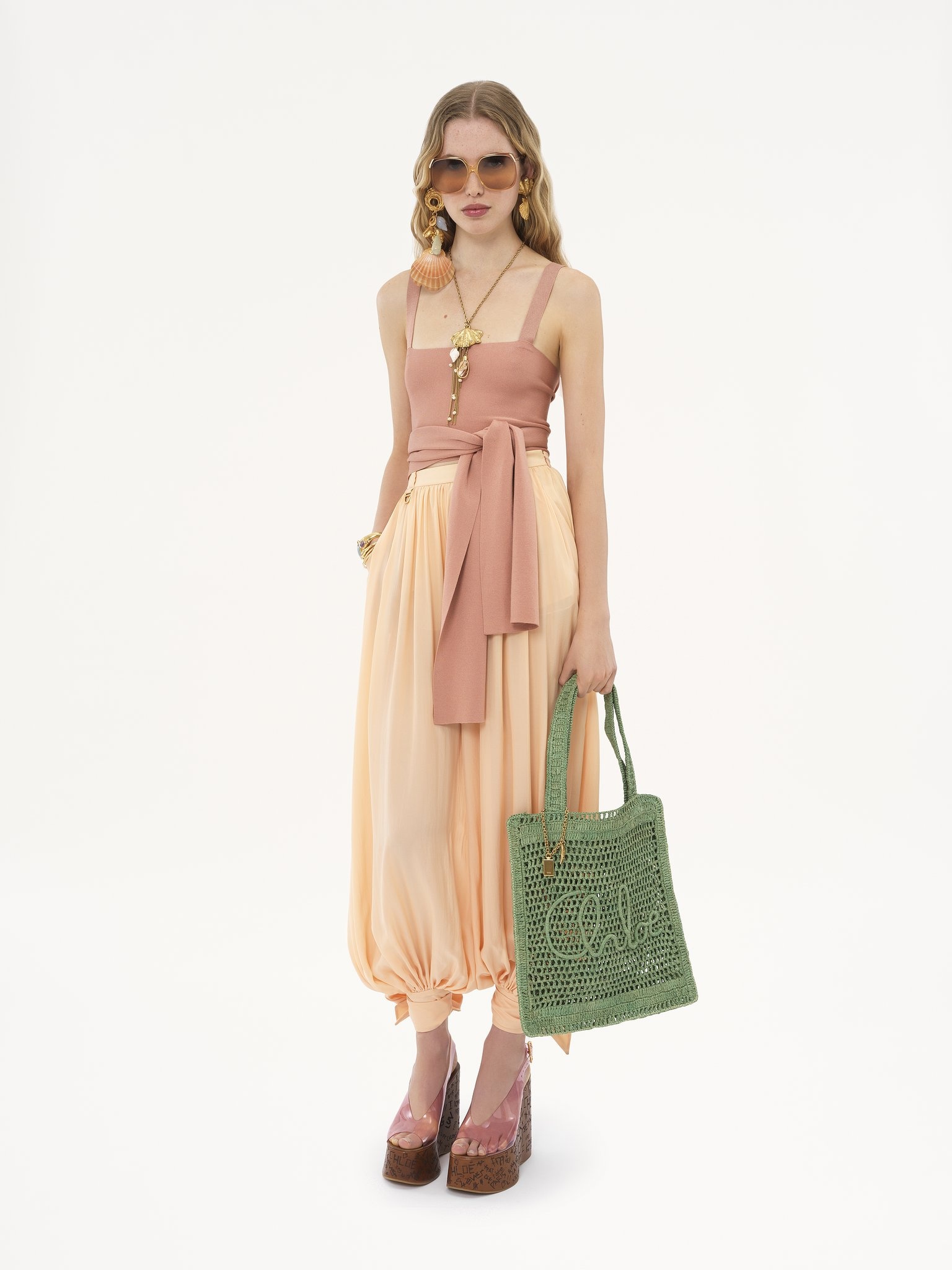 SUMMER BANANA TOTE BAG IN RAFFIA - 7