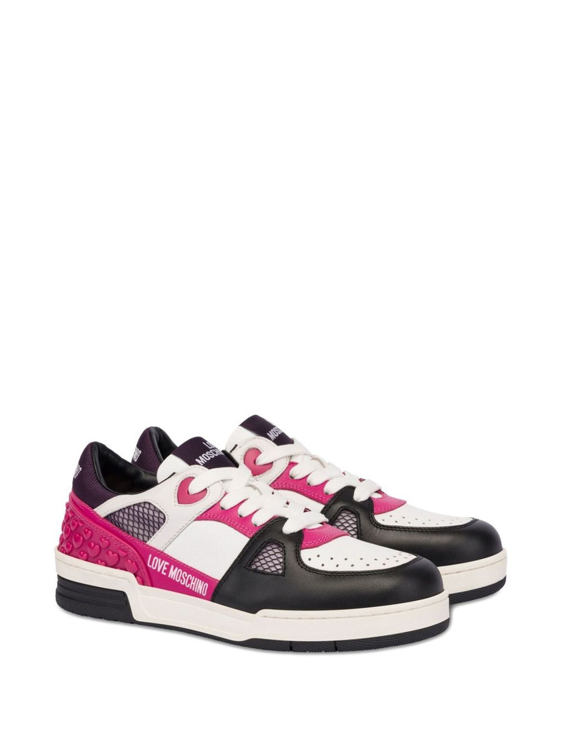 Moschino lace-up sneakers outlook