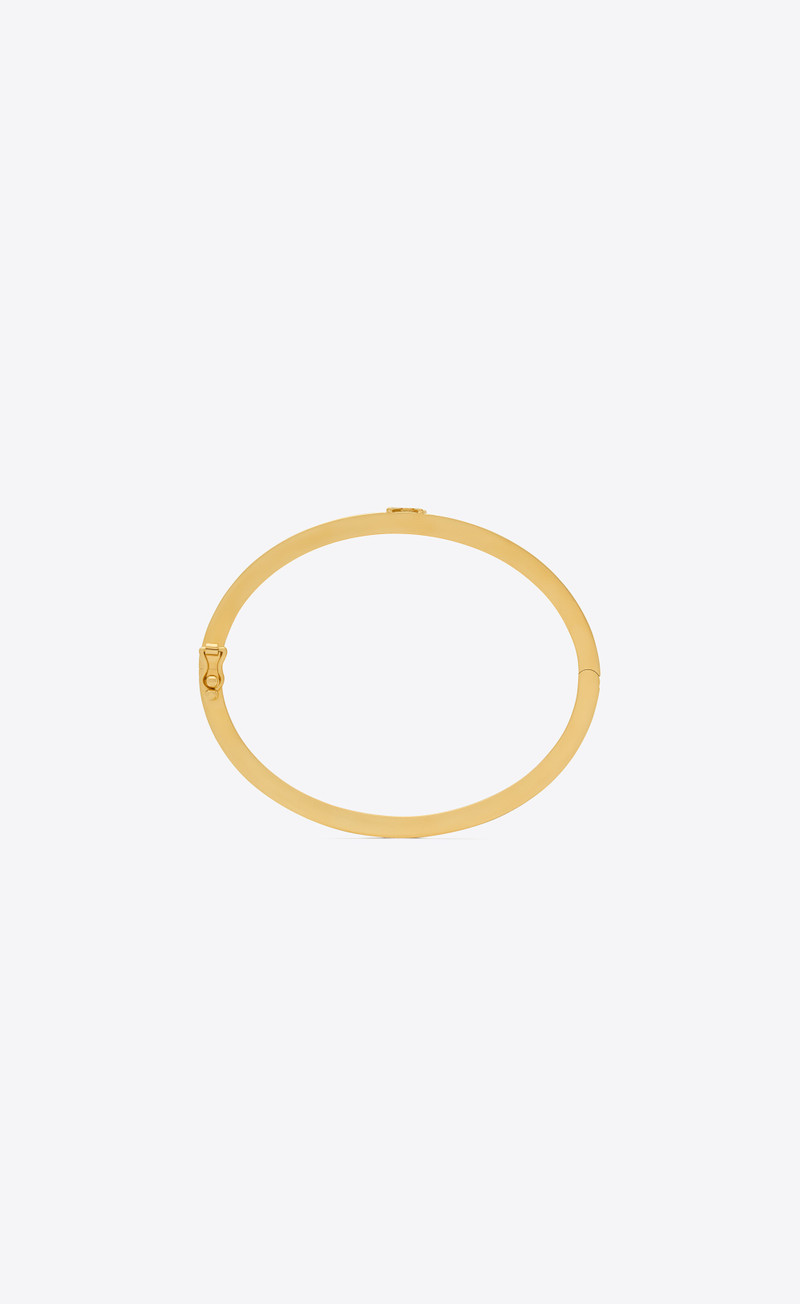 cassandre bracelet in metal and leather 4