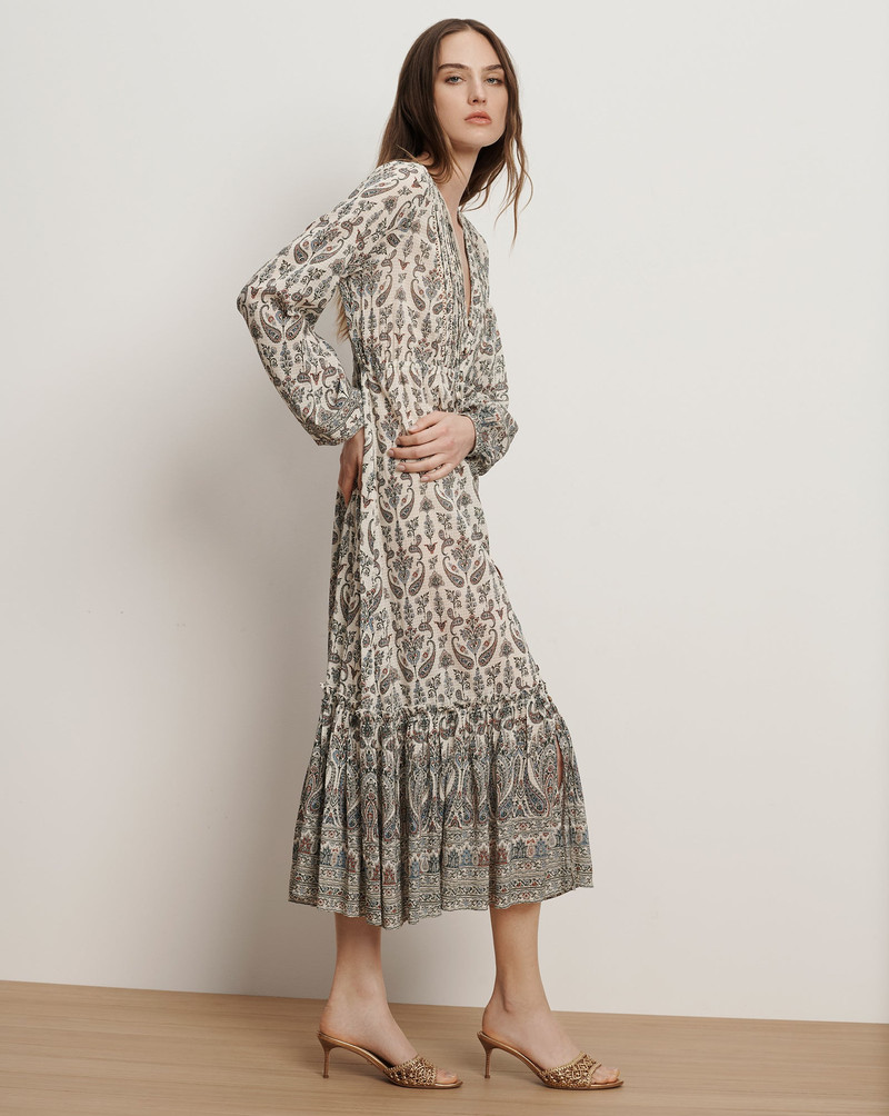 VANI PAISLEY MIDI DRESS 4
