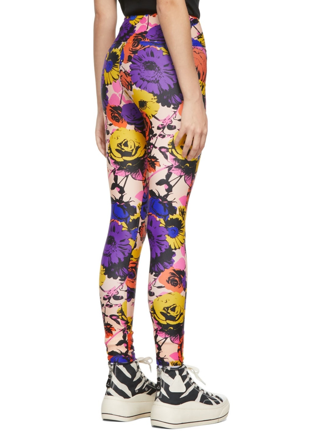 Multicolor Twin Fantasy Edition Paneled Leggings - 3
