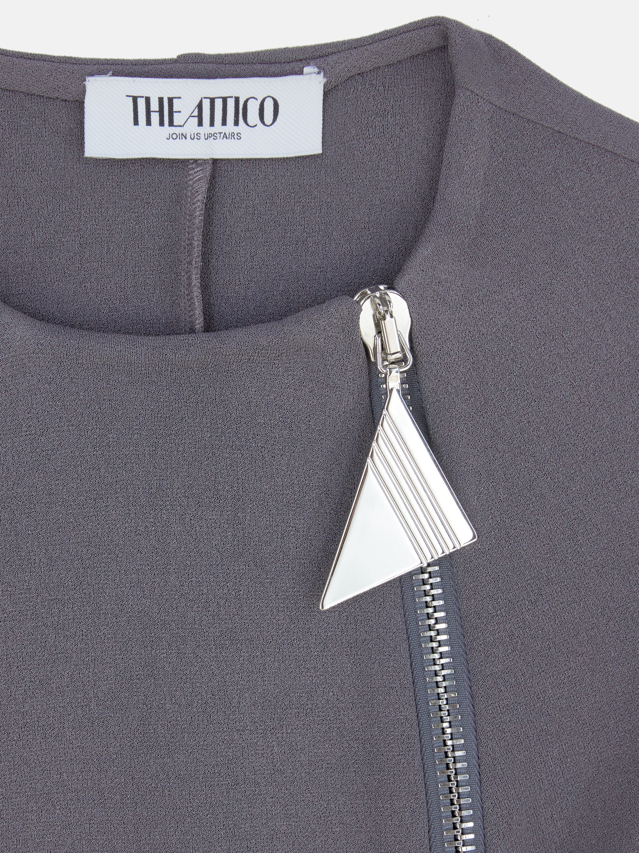 GREY MINI DRESS - 4