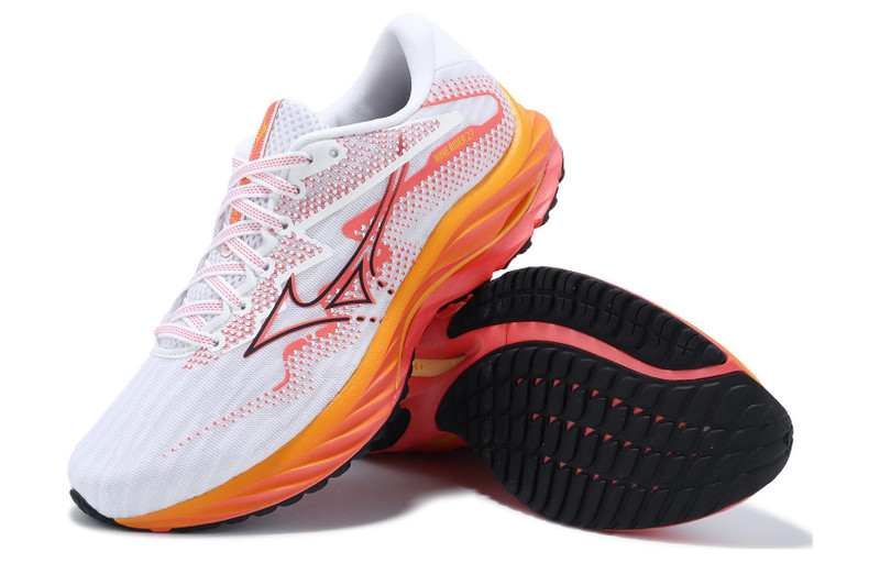 Mizuno (WMNS) Mizuno Wave Rider 27 'White Orange' J1GD230371 outlook