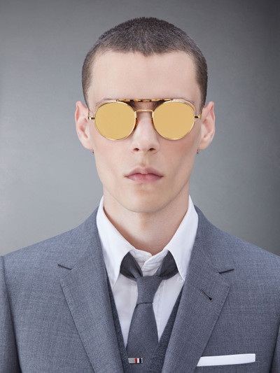 Thom Browne Limited Edition Acetate and Titanium Round Sunglasses outlook