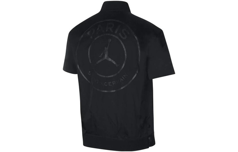 Jordan Men's Jordan Logo Breathable Short Sleeve Jacket BQ8355-010 outlook