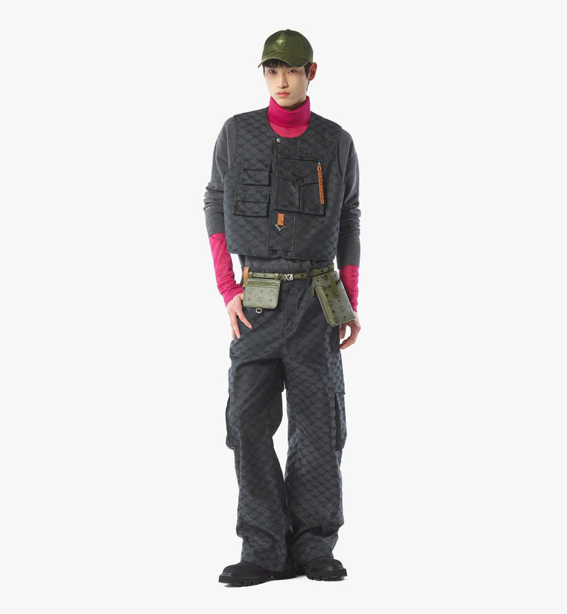 MCM M-Art Pouch Belt in Visetos outlook