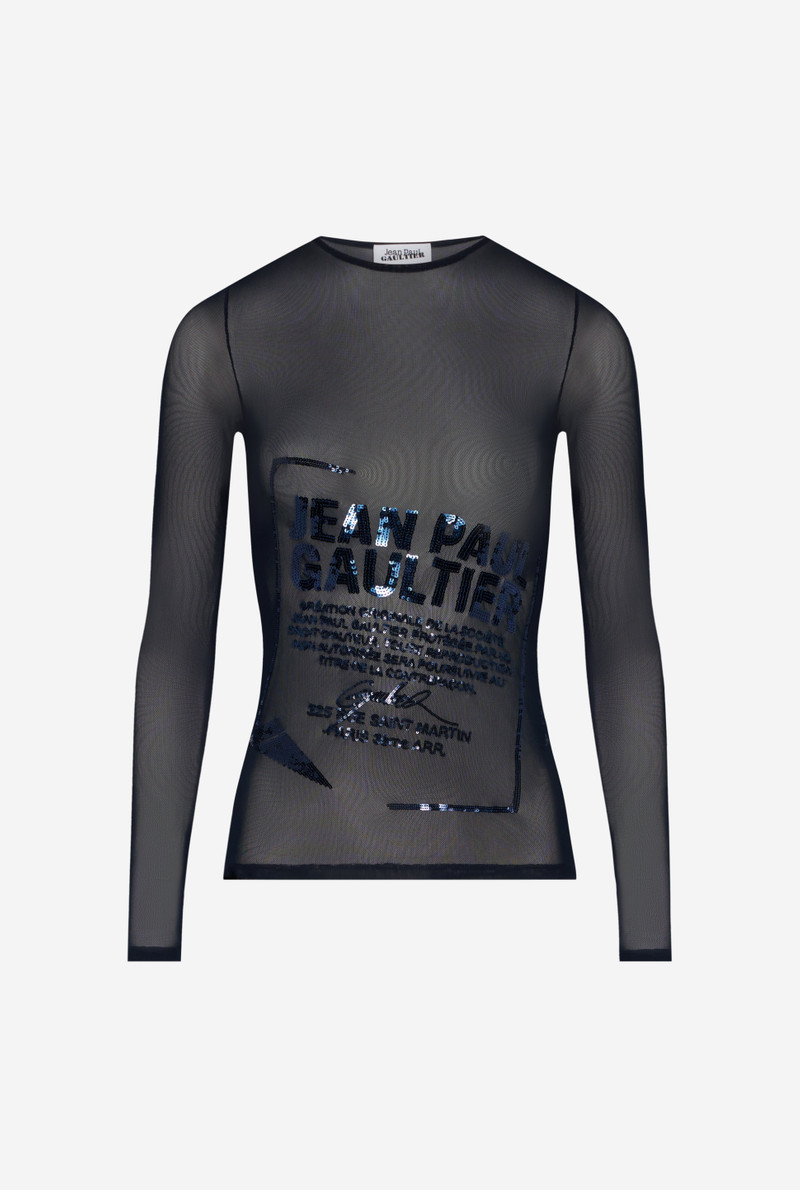 THE NAVY EMBROIDERED TOP 5