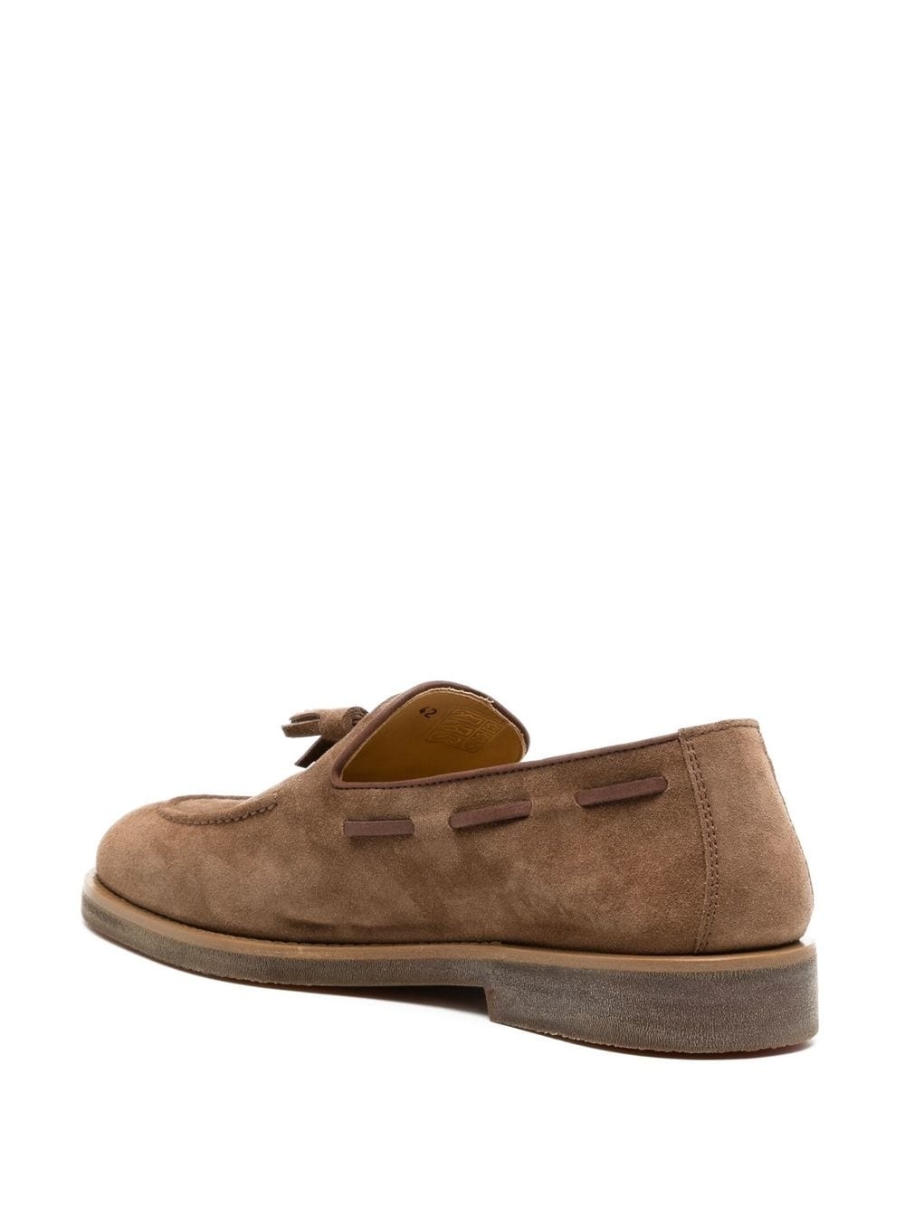 tasselled suede loafers - 3