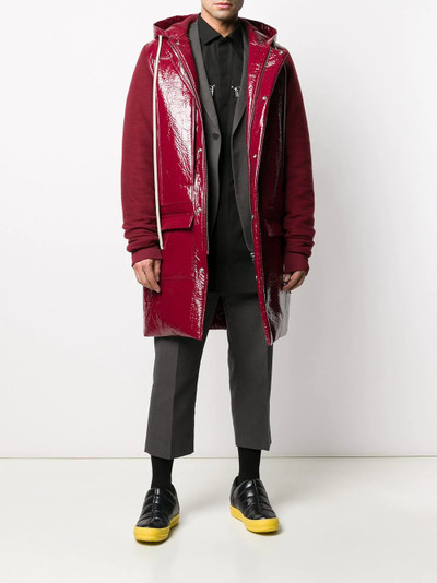 Rick Owens narrow-lapel blazer outlook