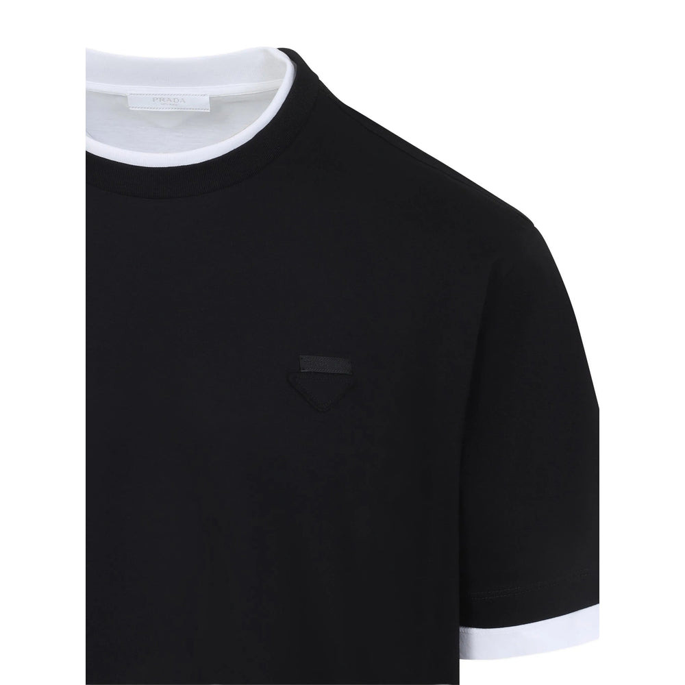 Prada Black T-Shirts & Vests - T-Shirts Men - 3