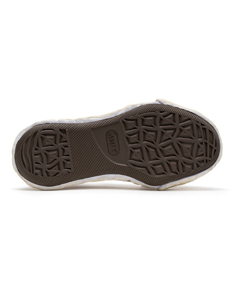 "PETERSON23" OG Sole Vintage Effect Embroidered Canvas Low-top Sneaker 9