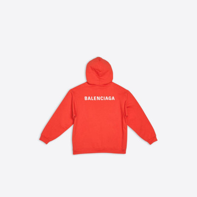 BALENCIAGA Men's Balenciaga Hoodie Regular Fit in Red outlook