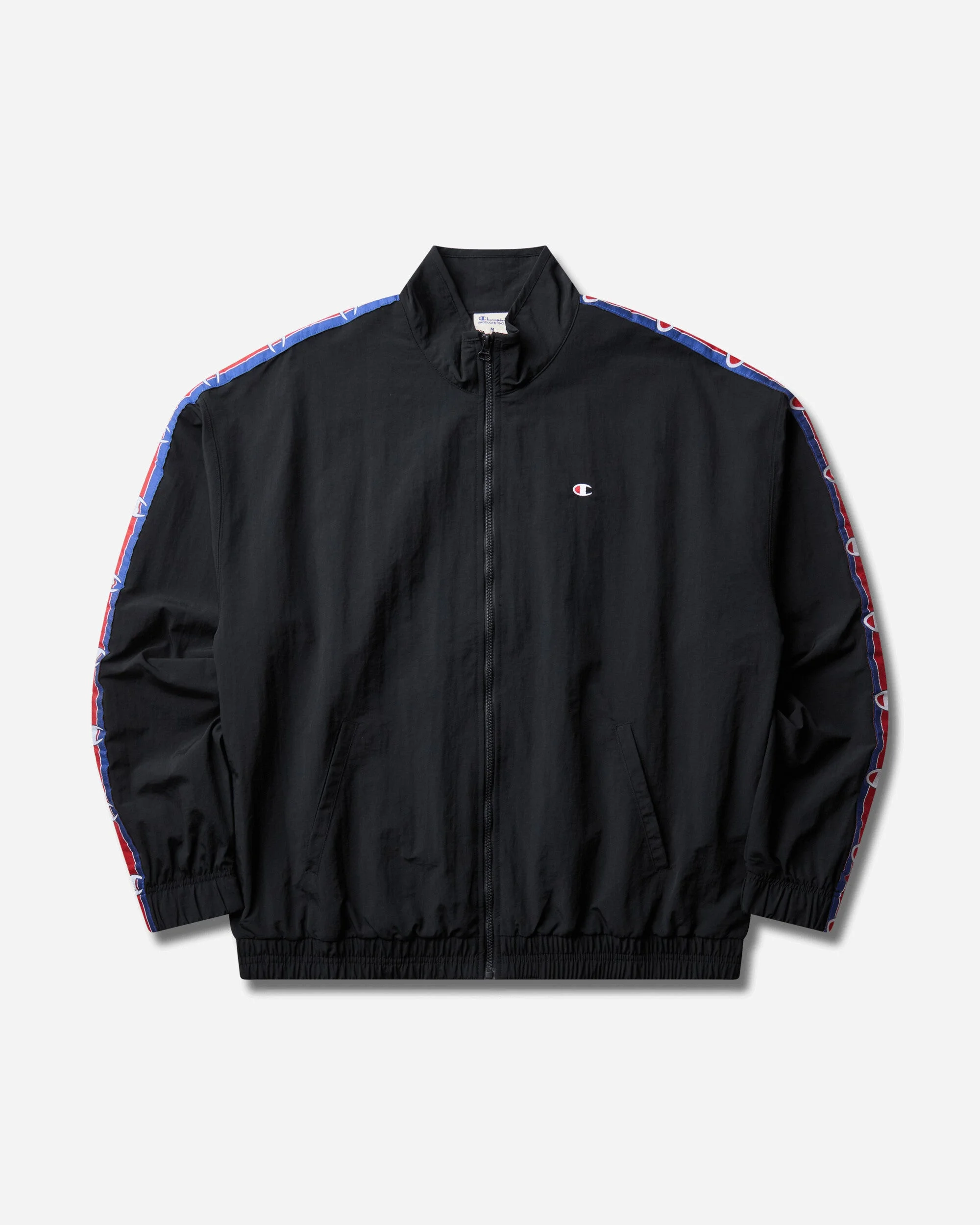 Men's Full-Zip Water-Repellent Track Top Black - 1