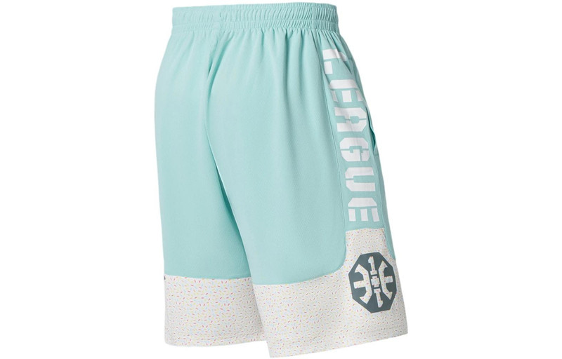 Li-Ning Li-Ning BadFive Logo Basketball Shorts 'Blue White' AAPS031-4 outlook