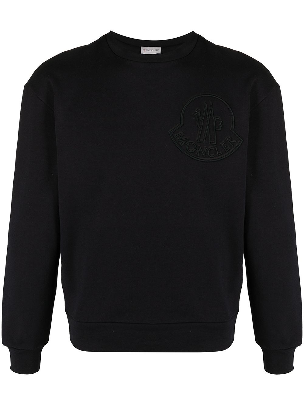 logo embroidered sweatshirt - 1