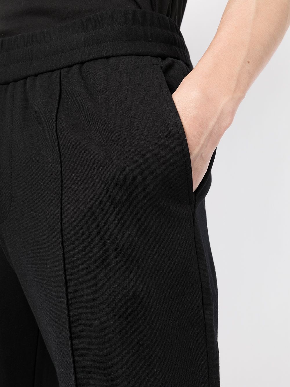 elasticated-waist slim joggers - 5