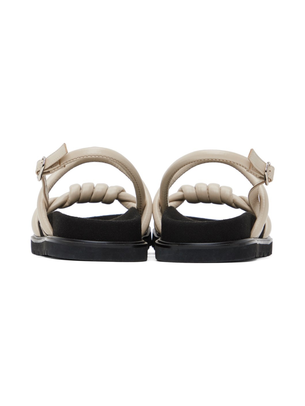 Beige Knotted Sandals - 2