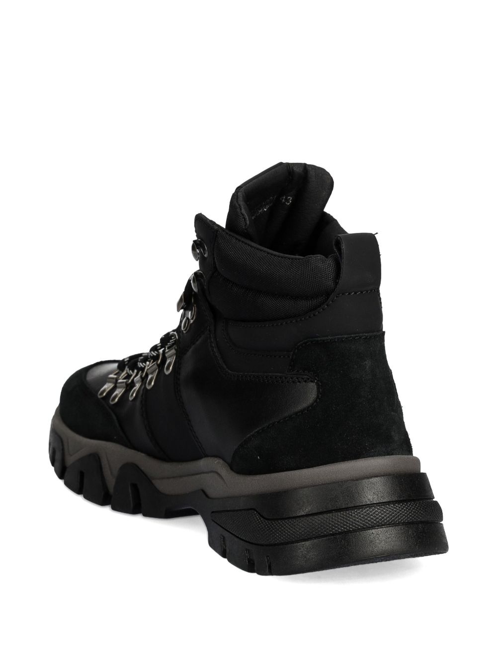 logo-debossed boots - 3