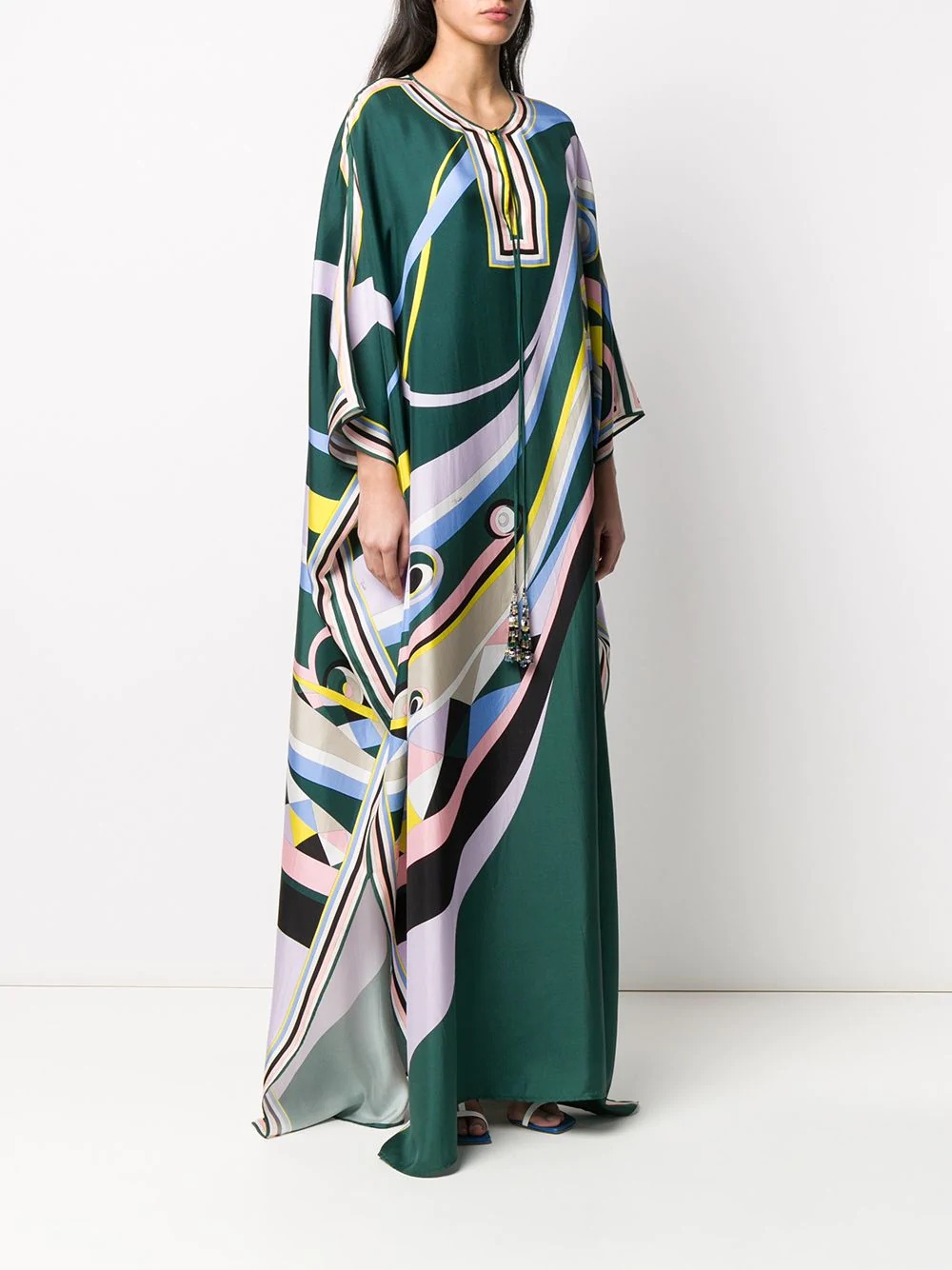 long silk kaftan - 3