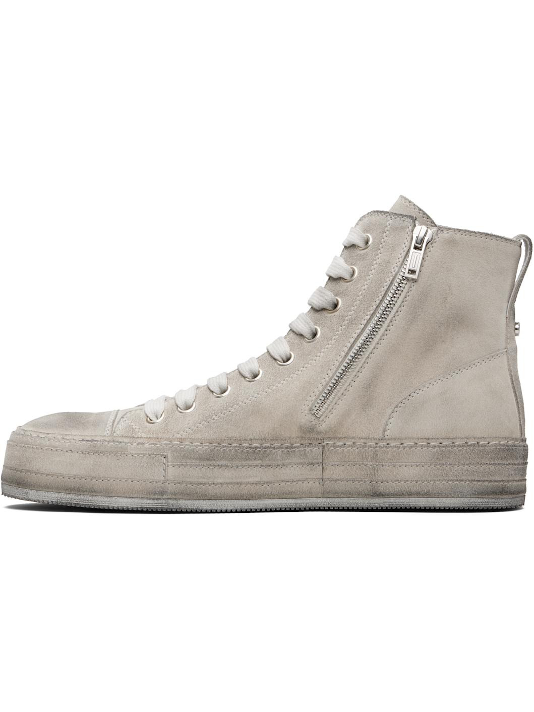 Gray Orvo High-Top Sneakers - 3