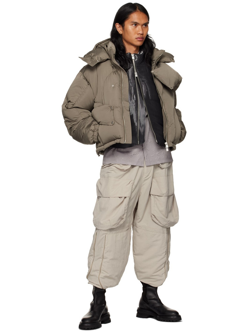 HELIOT EMIL™ Gray Liquid Metal Down Vest outlook