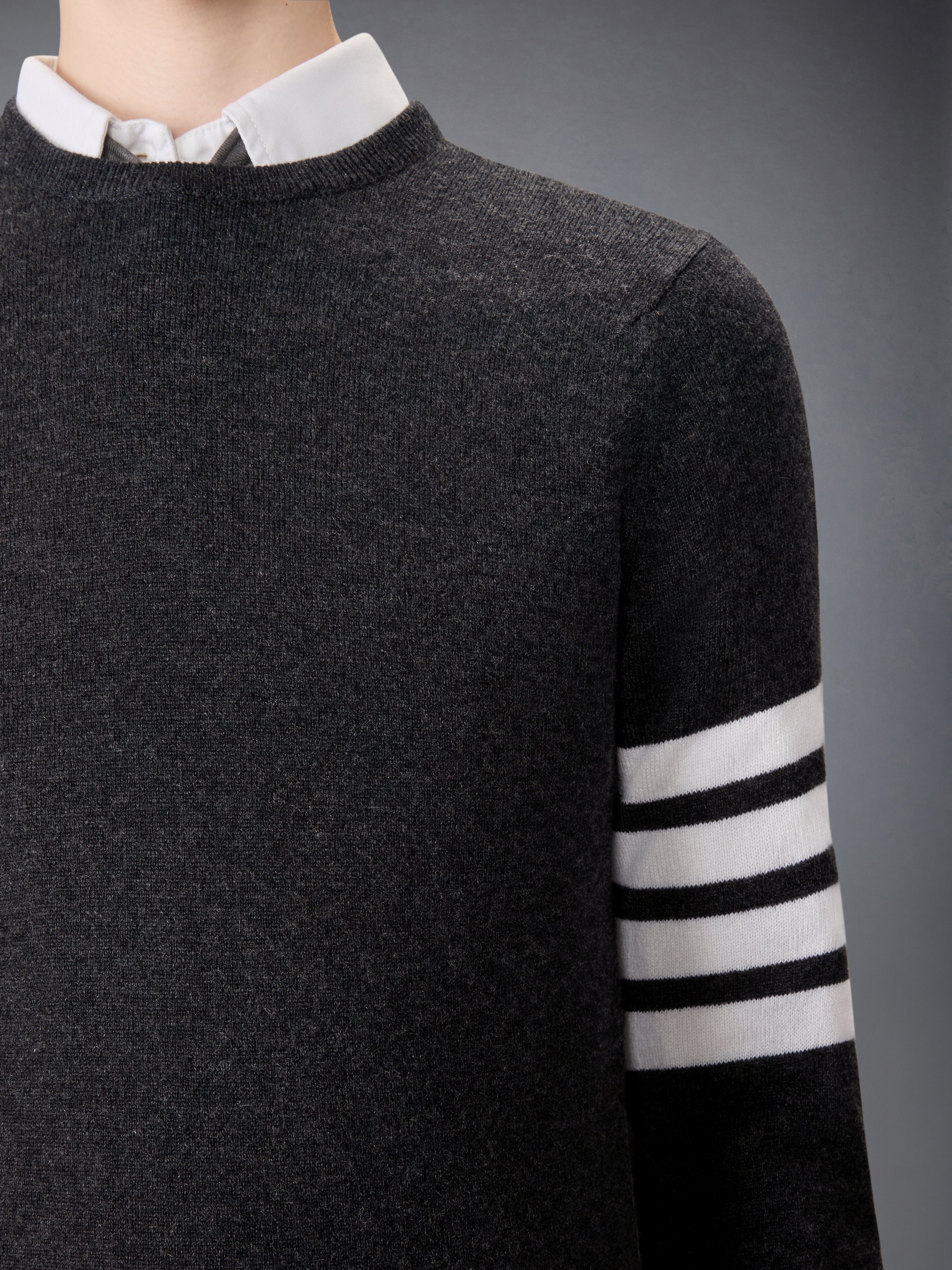 CLASSIC CASHMERE 4-BAR PULLOVER - 5