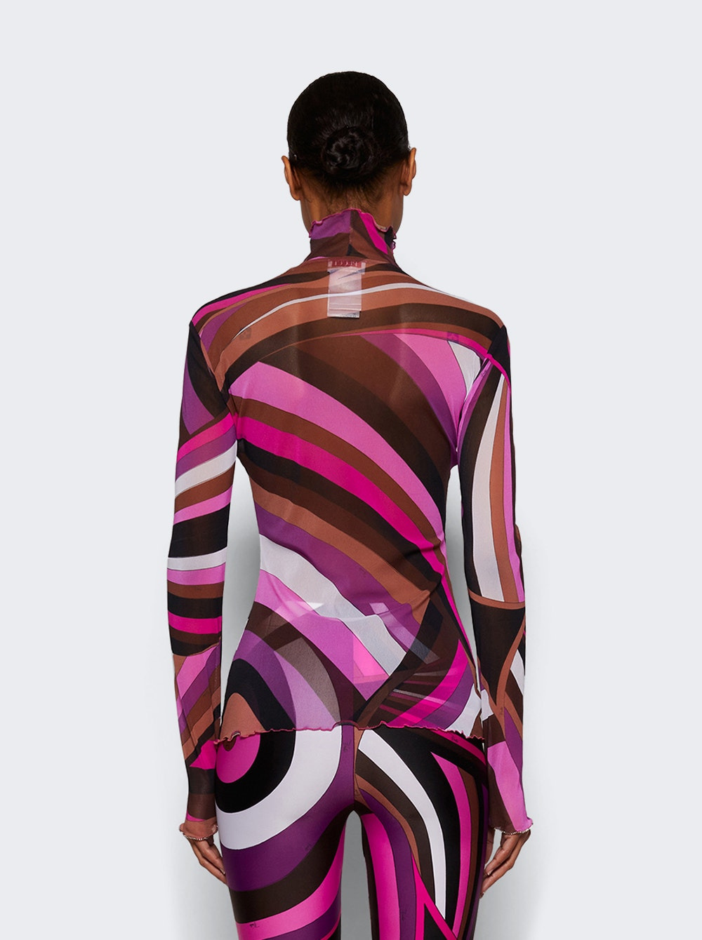 Iride-print Top Fuchsia - 5