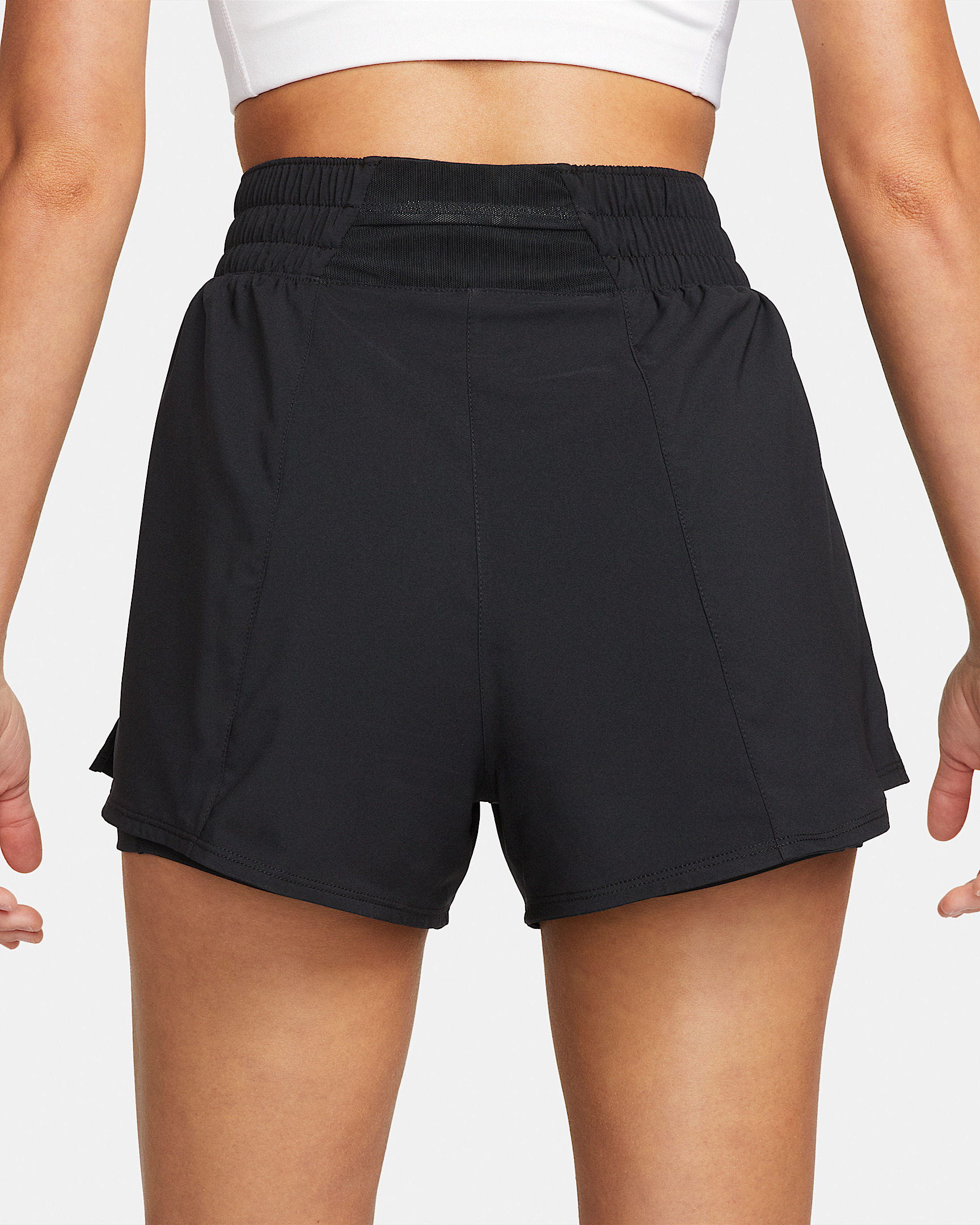 Nike Women's One Dri-FIT High-Waisted 3" 2-in-1 Shorts - 3