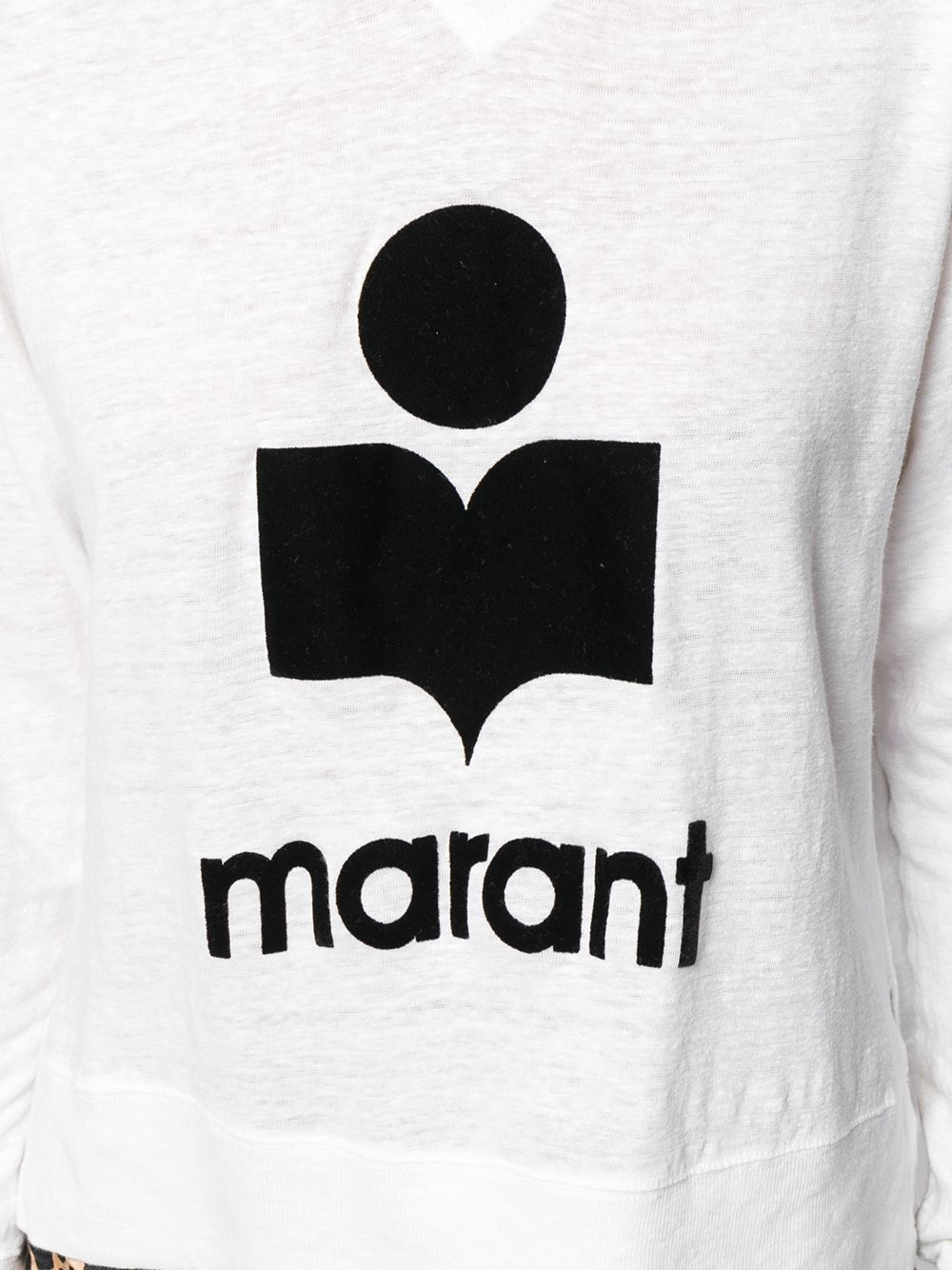 logo print sweatshirt - 5