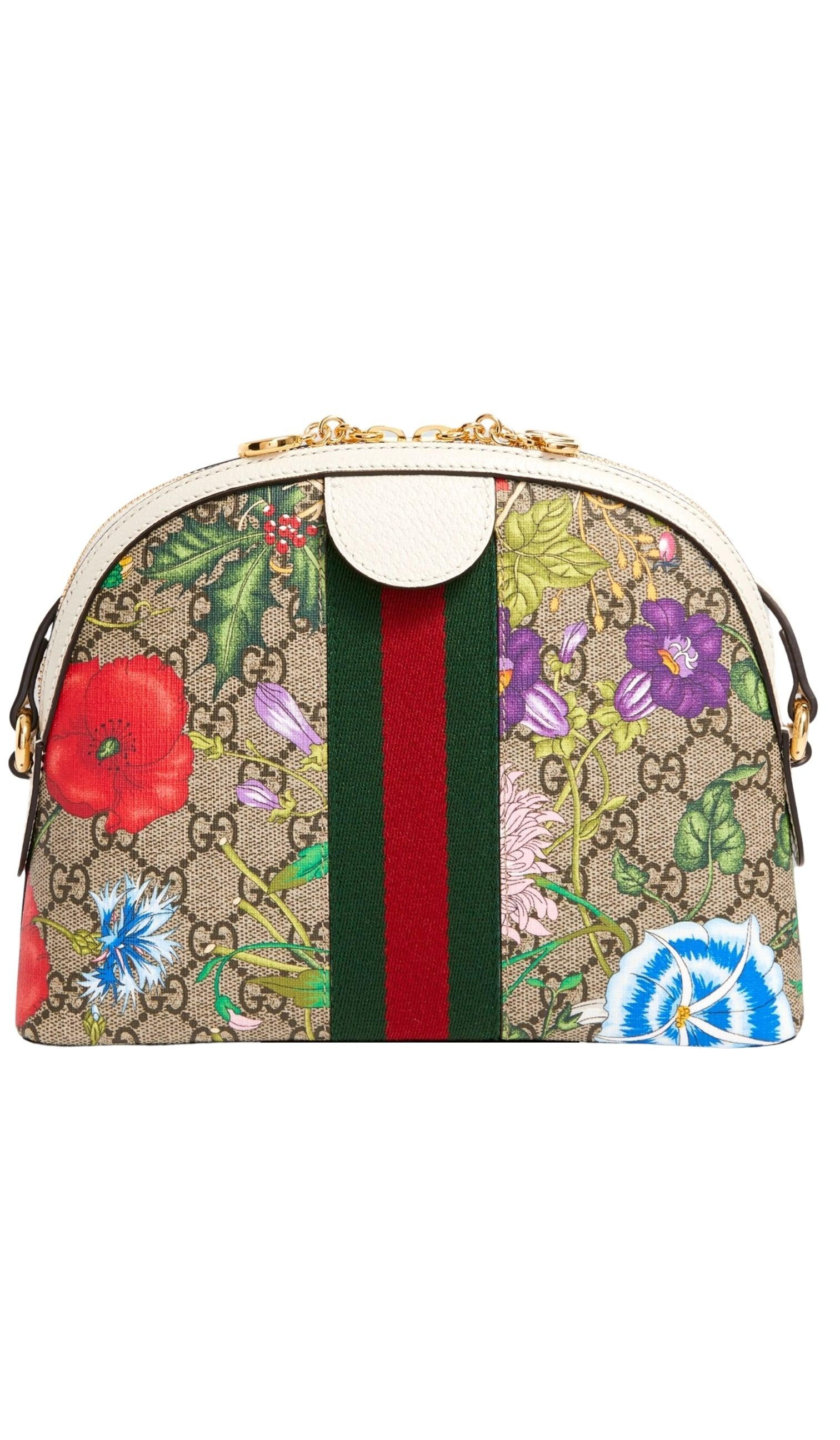 Small Ophidia Flora Shoulder Bag - 3