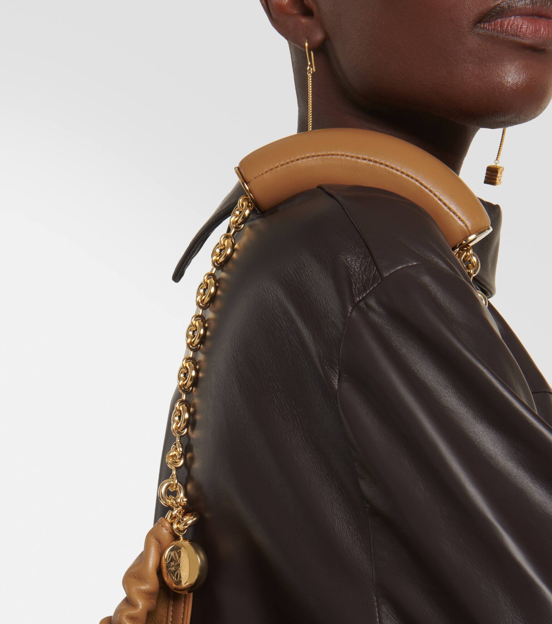 Squeeze Medium leather shoulder bag - 7