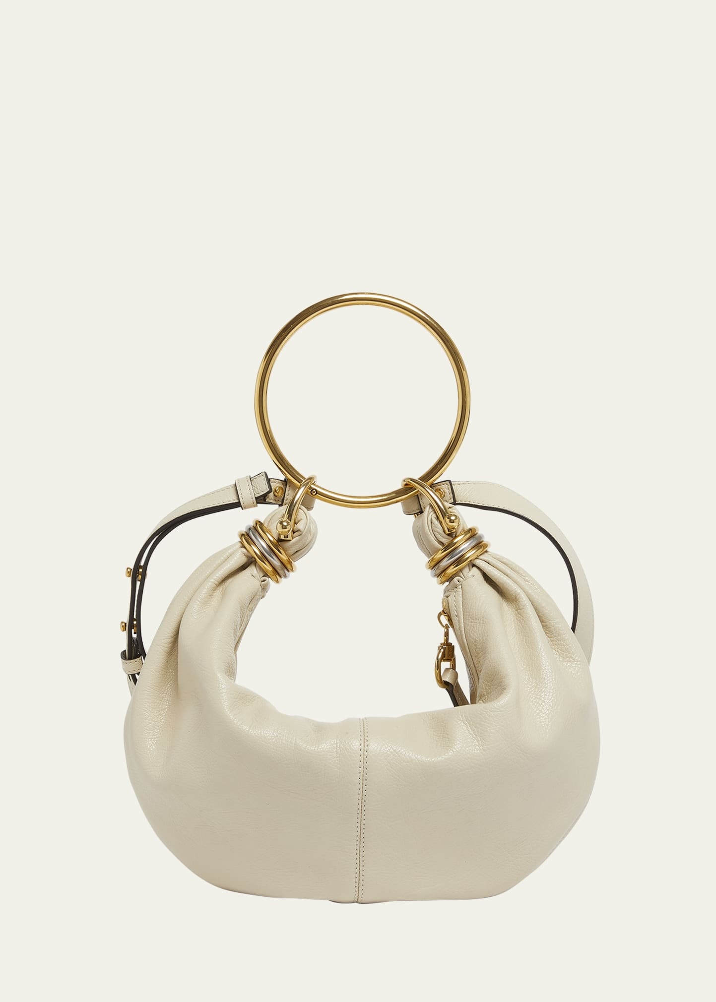 Bracelet Bag Mini in Shiny Grained Calfskin - 1